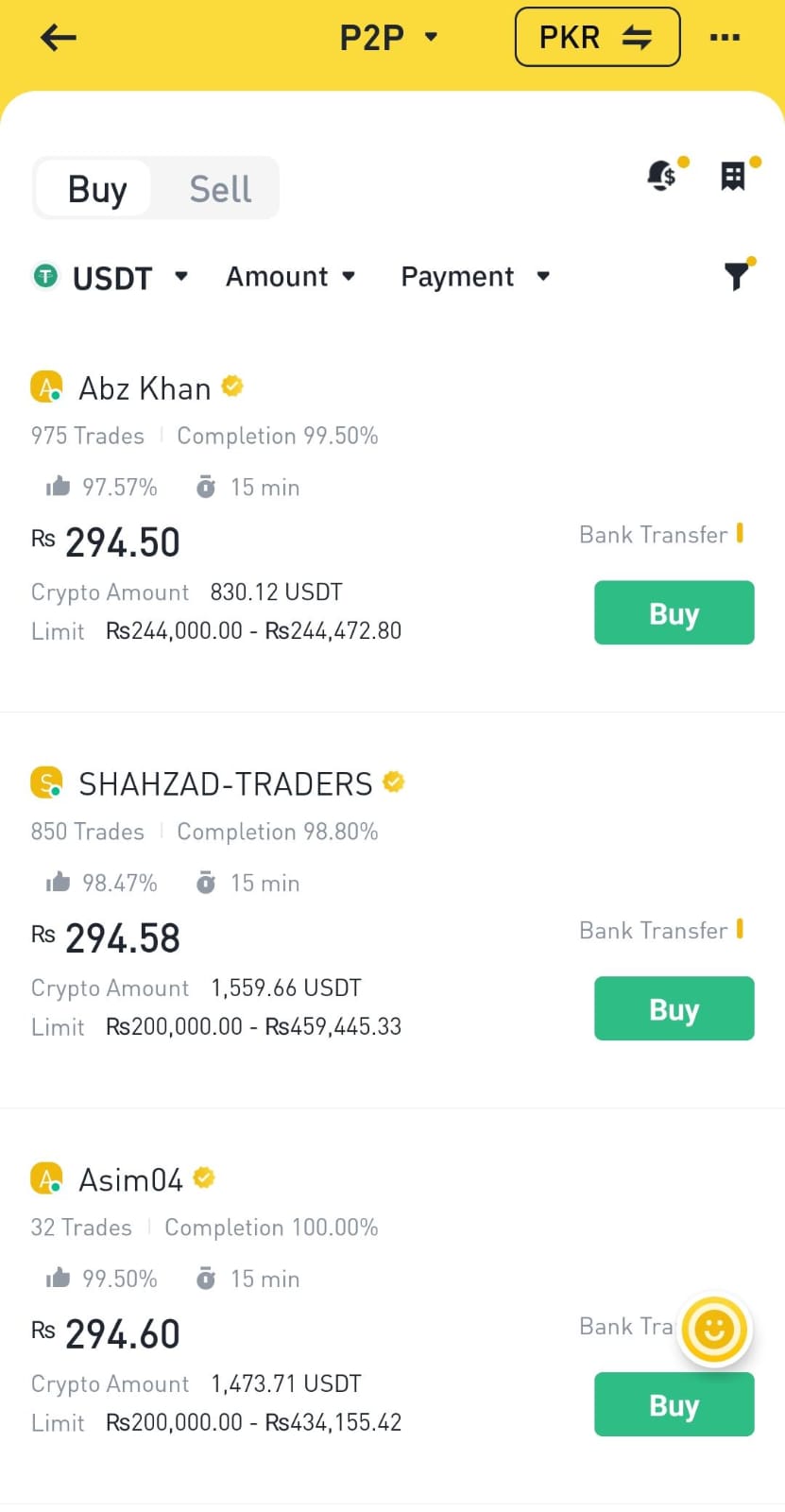 binance p2p trade begunpro 2